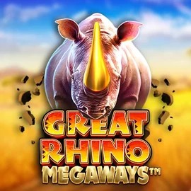 Great Rhino Megaways by Pragmatic Play, showcased at 24casinos-fi.com – game logo